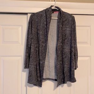 Gray cardigan